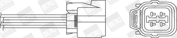 BERU by DRiV OPH032 - Lambdatunnistin inparts.fi