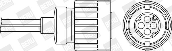 BERU by DRiV OZH036 - Lambdatunnistin inparts.fi