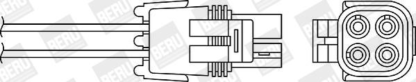 BERU by DRiV OZH101 - Lambdatunnistin inparts.fi