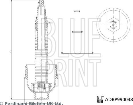 Blue Print ADBP990048 - Kansi, öljysuodatinpesä inparts.fi