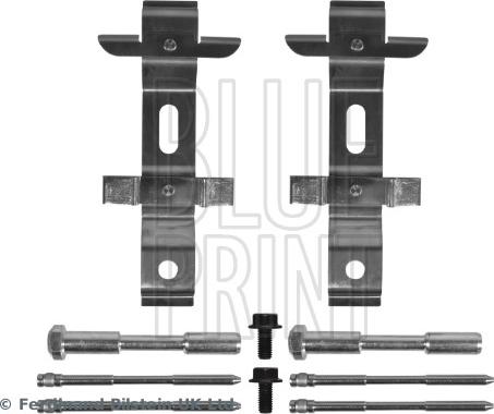 Blue Print ADBP480004 - Tarvikesarja, jarrupala inparts.fi