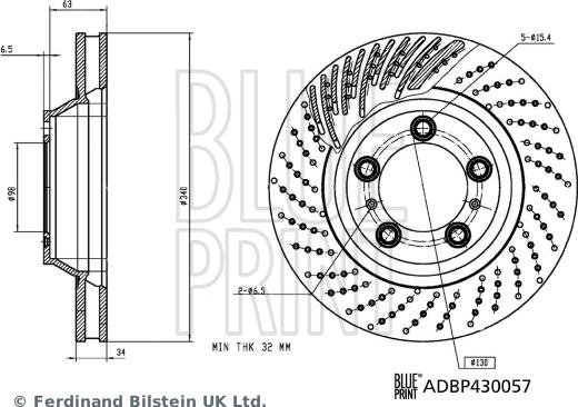 Blue Print ADBP430057 - Jarrulevy inparts.fi