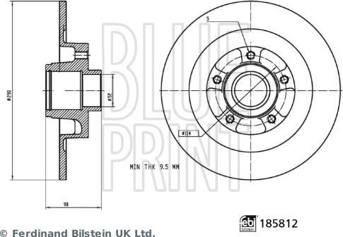 Blue Print ADBP430173 - Jarrulevy inparts.fi