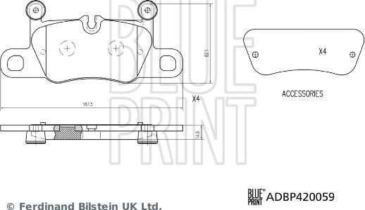 Blue Print ADBP420059 - Jarrupala, levyjarru inparts.fi