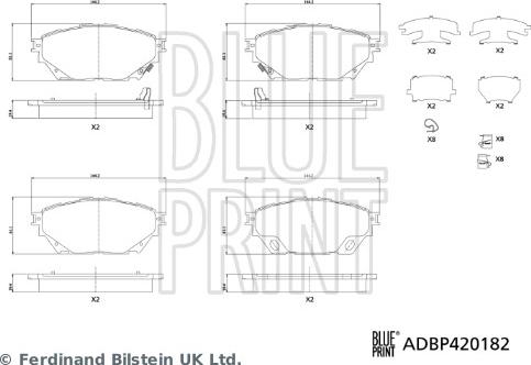 Blue Print ADBP420182 - Jarrupala, levyjarru inparts.fi