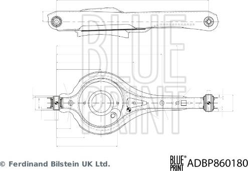 Blue Print ADBP860180 - Tukivarsi, pyöräntuenta inparts.fi