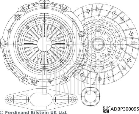 Blue Print ADBP300095 - Kytkinpaketti inparts.fi