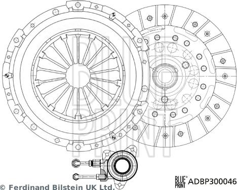 Blue Print ADBP300046 - Kytkinpaketti inparts.fi