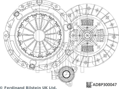 Blue Print ADBP300047 - Kytkinpaketti inparts.fi