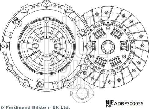 Blue Print ADBP300055 - Kytkinpaketti inparts.fi