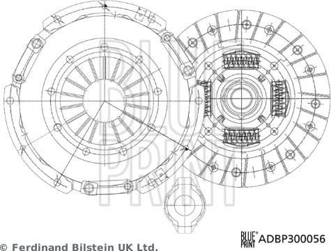 Blue Print ADBP300056 - Kytkinpaketti inparts.fi