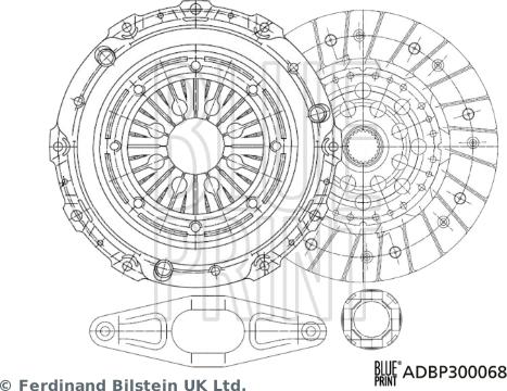 Blue Print ADBP300068 - Kytkinpaketti inparts.fi