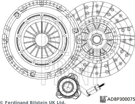 Blue Print ADBP300075 - Kytkinpaketti inparts.fi