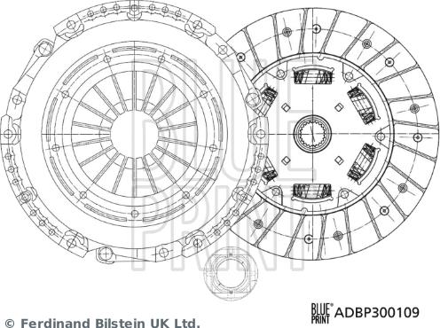 Blue Print ADBP300109 - Kytkinpaketti inparts.fi