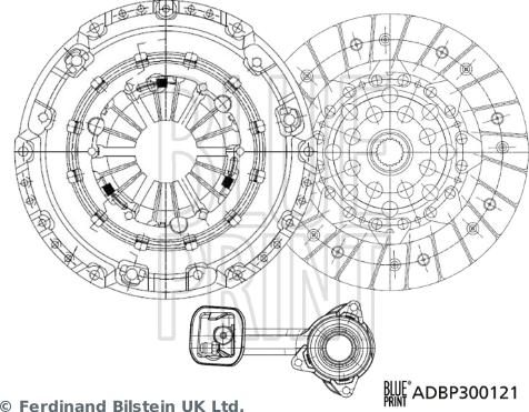 Blue Print ADBP300121 - Kytkinpaketti inparts.fi