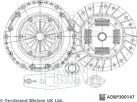 Blue Print ADBP300174 - Kytkinpaketti inparts.fi