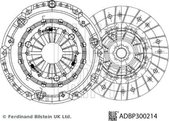 Blue Print ADBP300214 - Kytkinpaketti inparts.fi