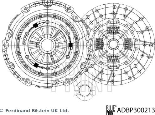 Blue Print ADBP300213 - Kytkinpaketti inparts.fi