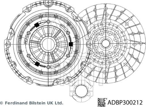 Blue Print ADBP300212 - Kytkinpaketti inparts.fi