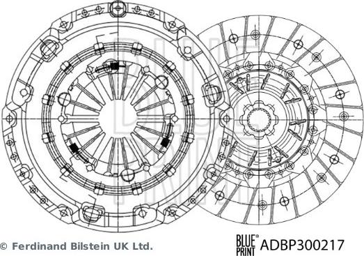 Blue Print ADBP300217 - Kytkinpaketti inparts.fi