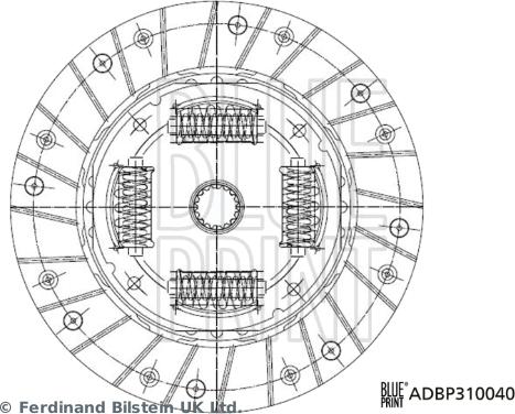 Blue Print ADBP310040 - Kytkinlevy inparts.fi