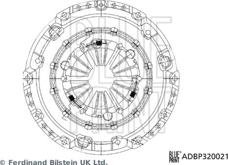 Blue Print ADBP320021 - Kytkimen painelevy inparts.fi