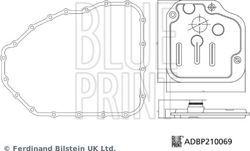 Blue Print ADBP210069 - Hydrauliikkasuodatin, automaattivaihteisto inparts.fi