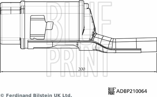 Blue Print ADBP210064 - Hydrauliikkasuodatin, automaattivaihteisto inparts.fi