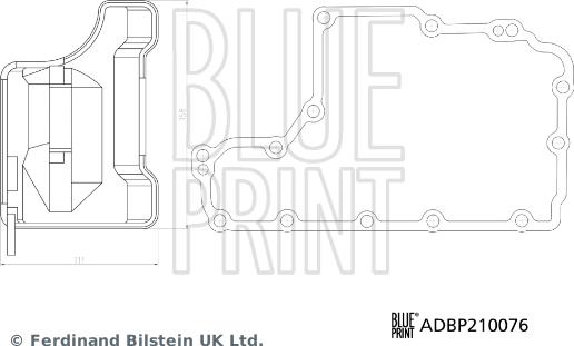 Blue Print ADBP210076 - Hydrauliikkasuodatin, automaattivaihteisto inparts.fi