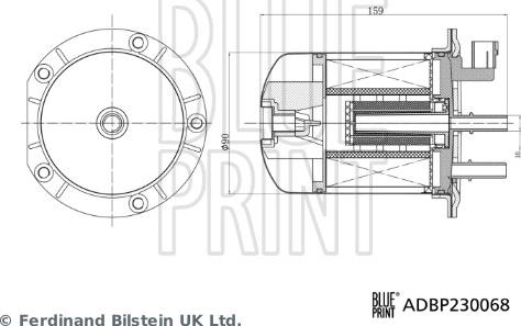 Blue Print ADBP230068 - Polttoainesuodatin inparts.fi