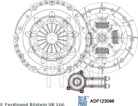 Blue Print ADF123096 - Kytkinpaketti inparts.fi