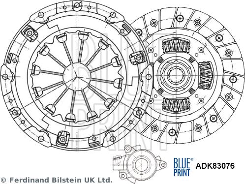 Blue Print ADK83076 - Kytkinpaketti inparts.fi