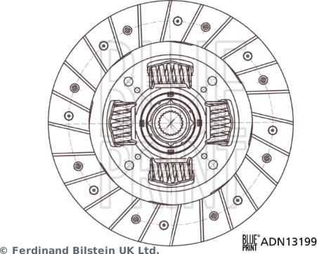 Blue Print ADN13199 - Kytkinlevy inparts.fi