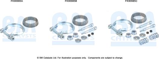 BM Catalysts FK90985 - Asennussarja, katalysaattori inparts.fi