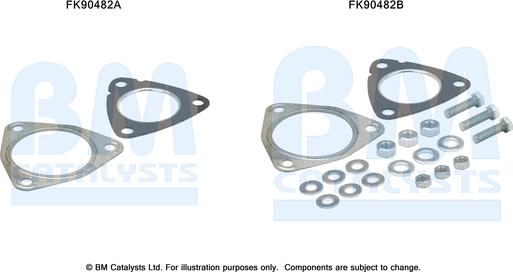 BM Catalysts FK90482 - Asennussarja, katalysaattori inparts.fi