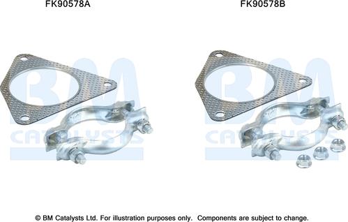 BM Catalysts FK90578 - Asennussarja, katalysaattori inparts.fi