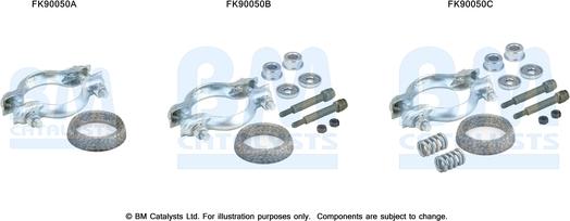 BM Catalysts FK90050 - Asennussarja, katalysaattori inparts.fi