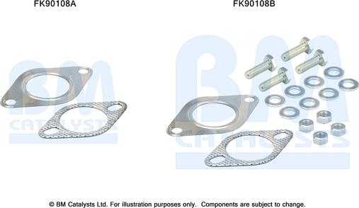 BM Catalysts FK90108 - Asennussarja, katalysaattori inparts.fi