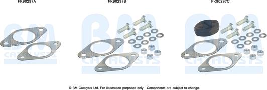 BM Catalysts FK90297 - Asennussarja, katalysaattori inparts.fi