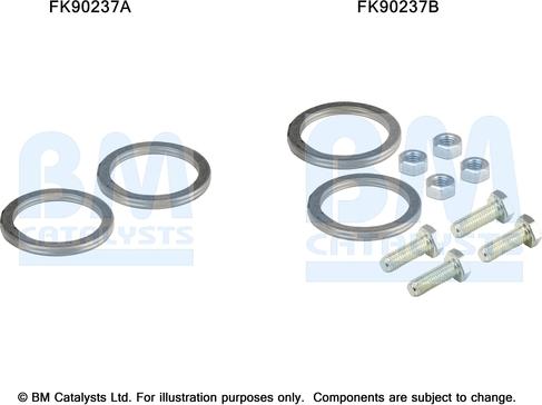 BM Catalysts FK90237 - Asennussarja, katalysaattori inparts.fi