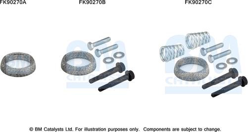 BM Catalysts FK90270 - Asennussarja, katalysaattori inparts.fi