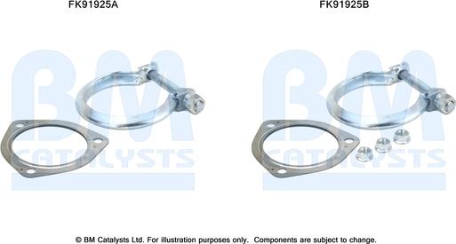 BM Catalysts FK91925 - Asennussarja, katalysaattori inparts.fi