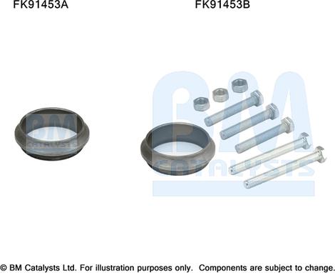 BM Catalysts FK91453 - Asennussarja, katalysaattori inparts.fi