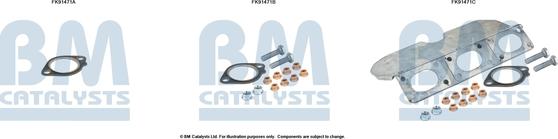 BM Catalysts FK91471 - Asennussarja, katalysaattori inparts.fi