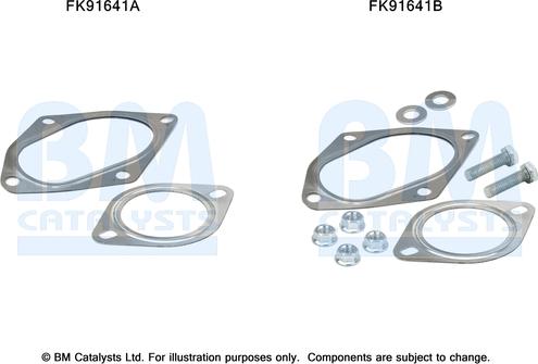 BM Catalysts FK91641 - Asennussarja, katalysaattori inparts.fi