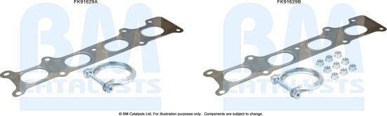BM Catalysts FK91629 - Asennussarja, katalysaattori inparts.fi