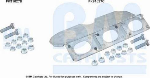 BM Catalysts FK91627 - Asennussarja, katalysaattori inparts.fi