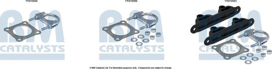 BM Catalysts FK91056 - Asennussarja, katalysaattori inparts.fi