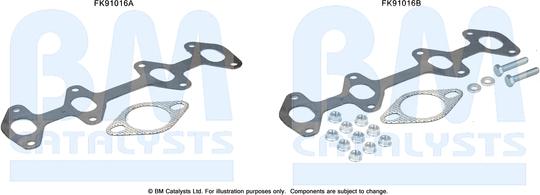 BM Catalysts FK91016 - Asennussarja, katalysaattori inparts.fi