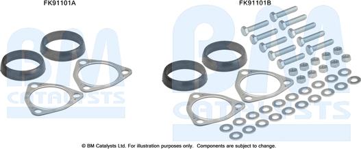 BM Catalysts FK91101 - Asennussarja, katalysaattori inparts.fi